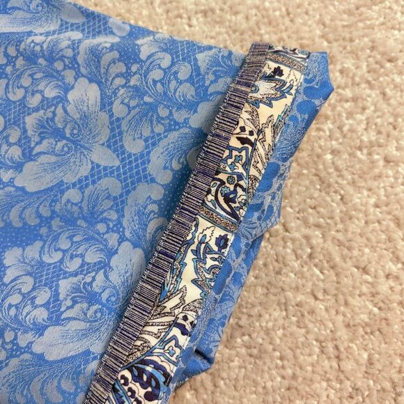 Robert Graham Classic Fit Damask Print Button Down Shirt Blue Paisley Pattern XL - Picture 3 of 10